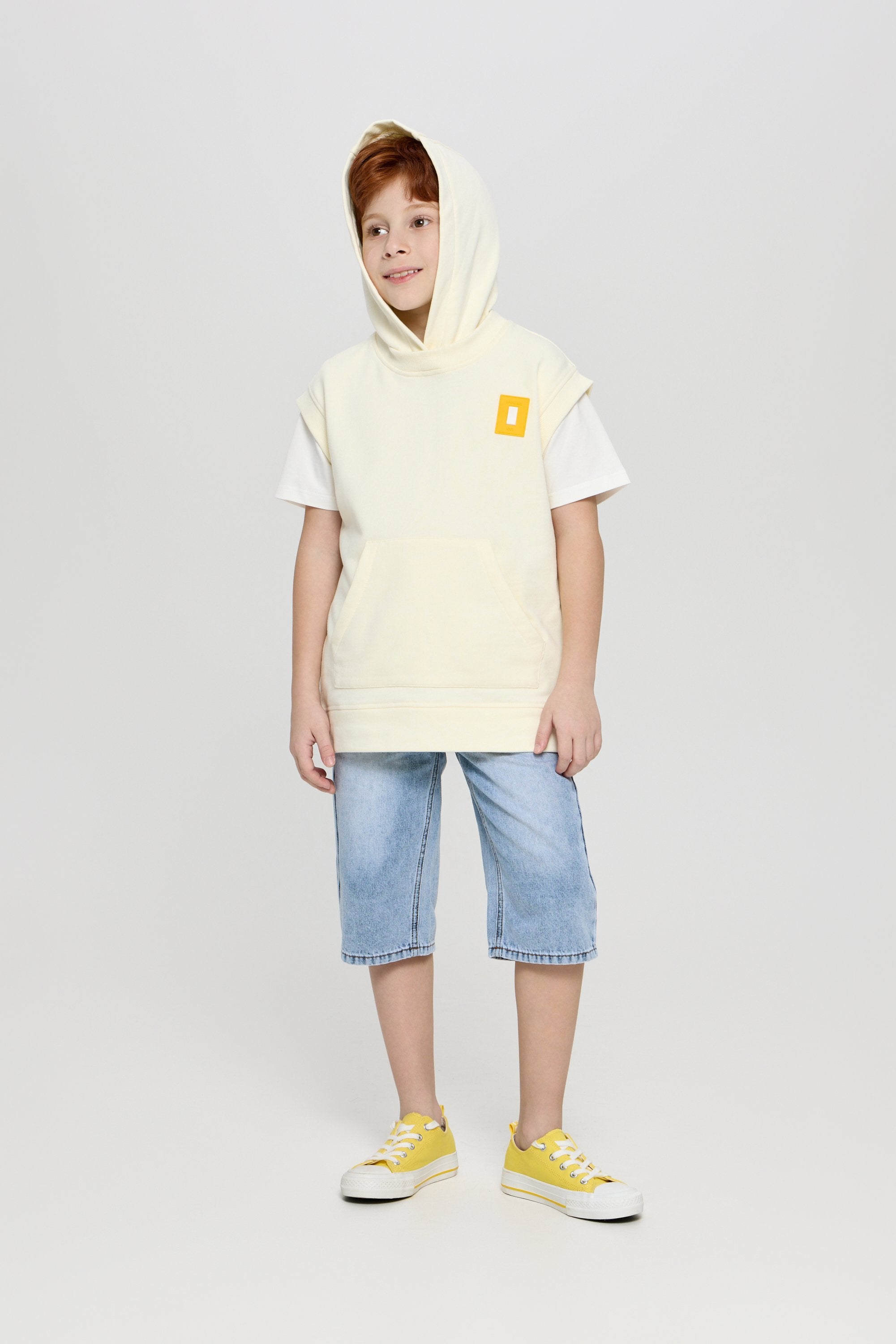 Short Sleeves Hoodie