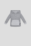 Hooded LS Tee, grey