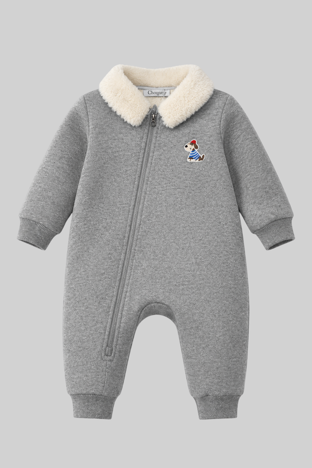 Collar Warm Overall for baby boy
