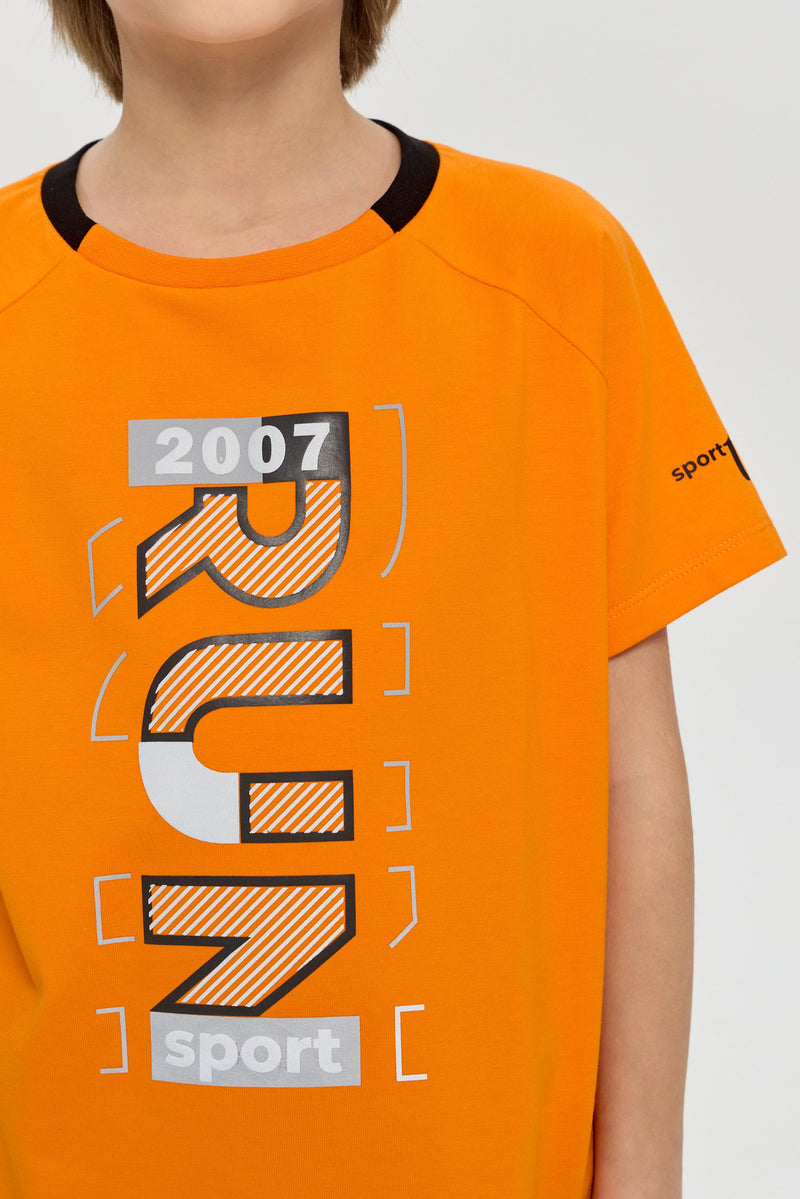 Sports T-shirt with Graphic Print