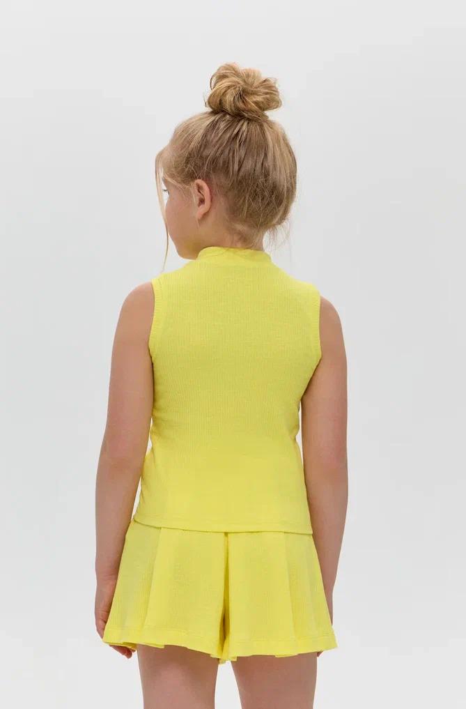 Summer top and shorts set, yellow