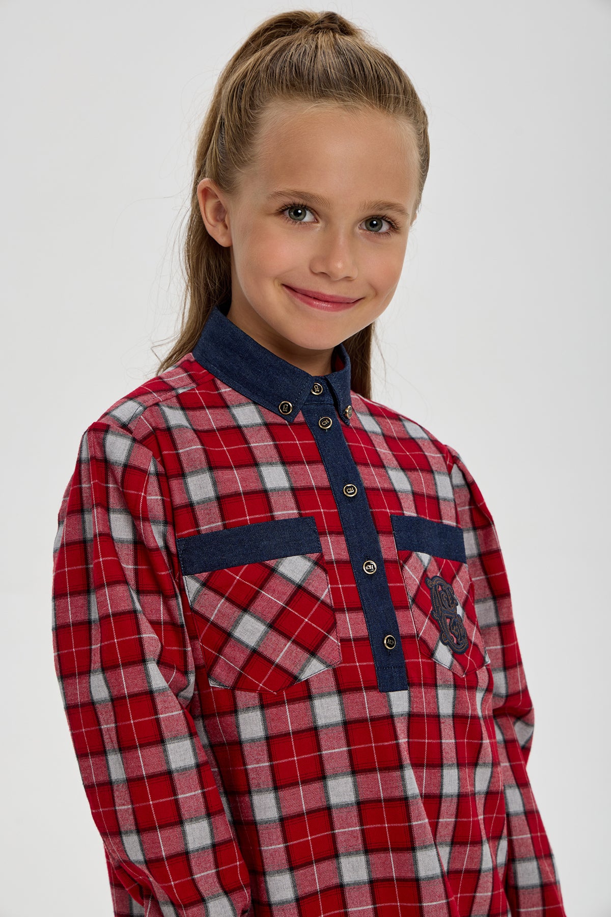 Checked Dress