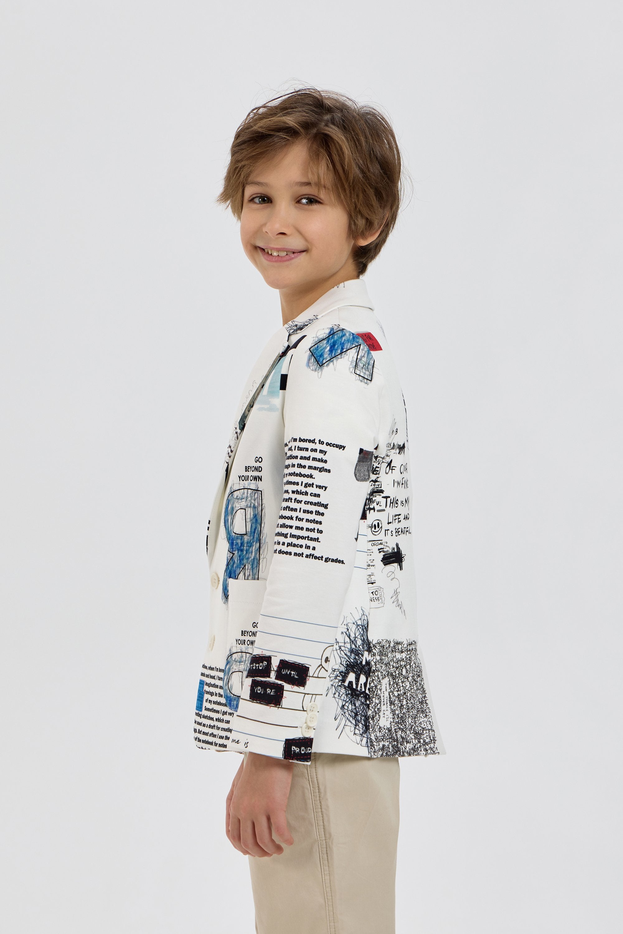 Smart Printed Blazer