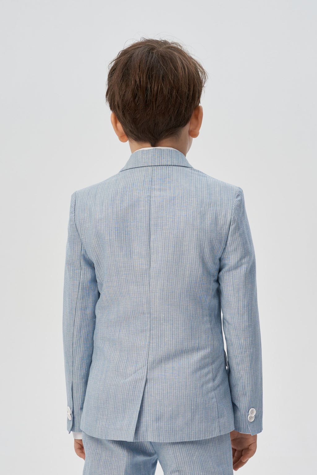 Striped blue smart blazer