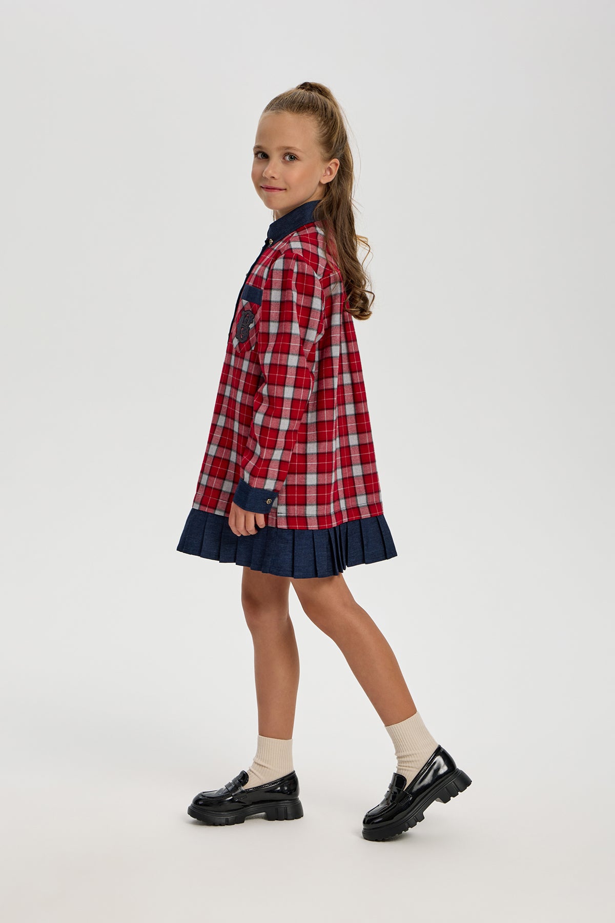 Checked Dress