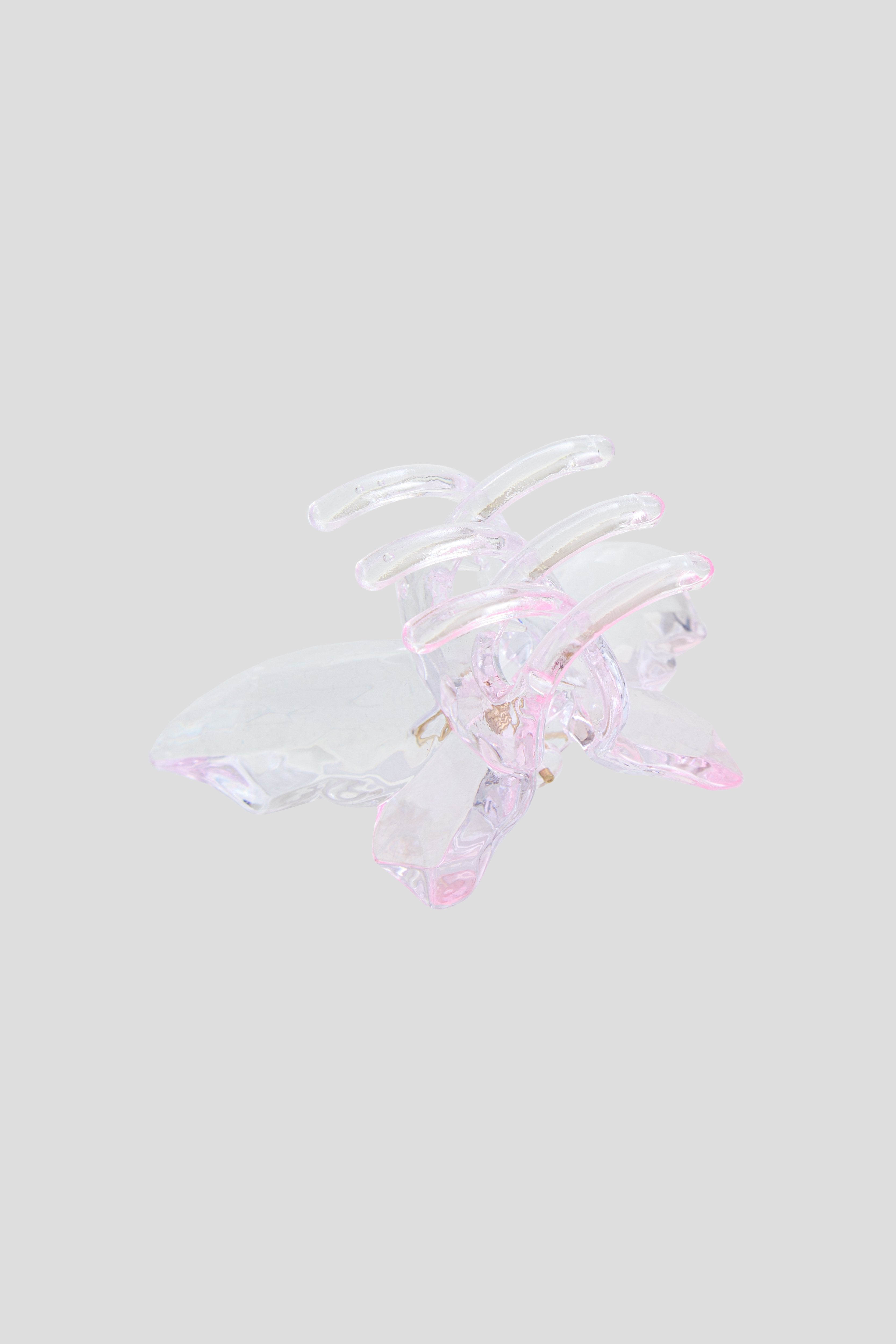 Butterfly Claw Clip, pink pearl