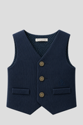 Smart Vest knitted for baby boy