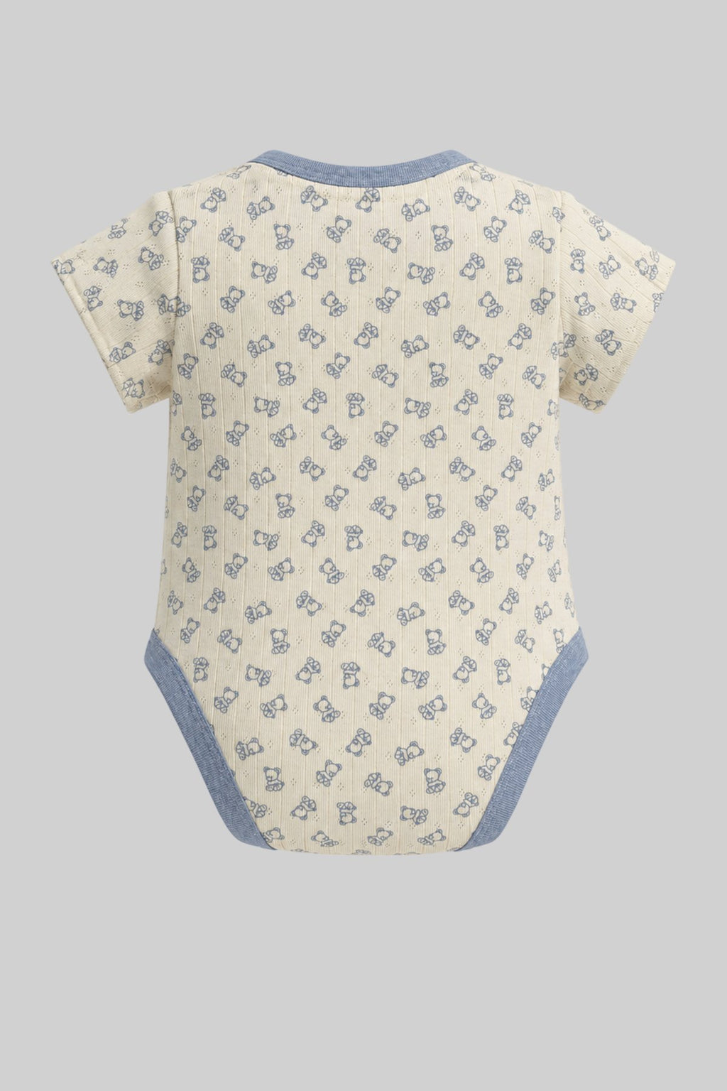 Teddy Knitted Cotton Short sleeves Body