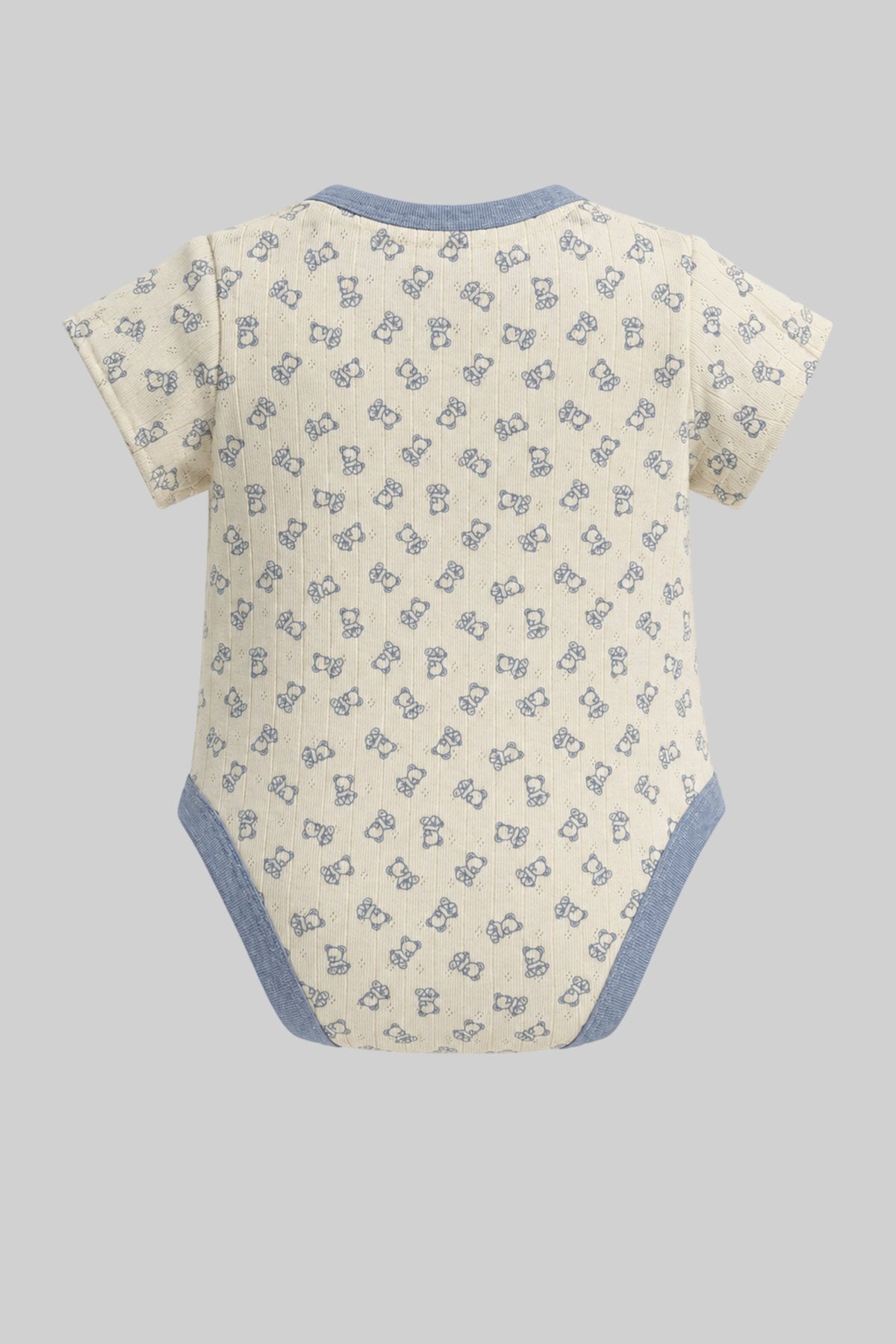 Teddy Knitted Cotton Short sleeves Body