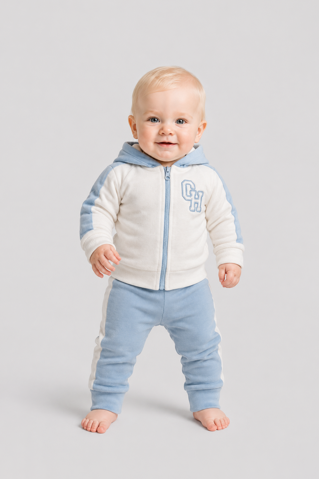 Velour Tracksuit ( Jacket and Pants ) for baby boy