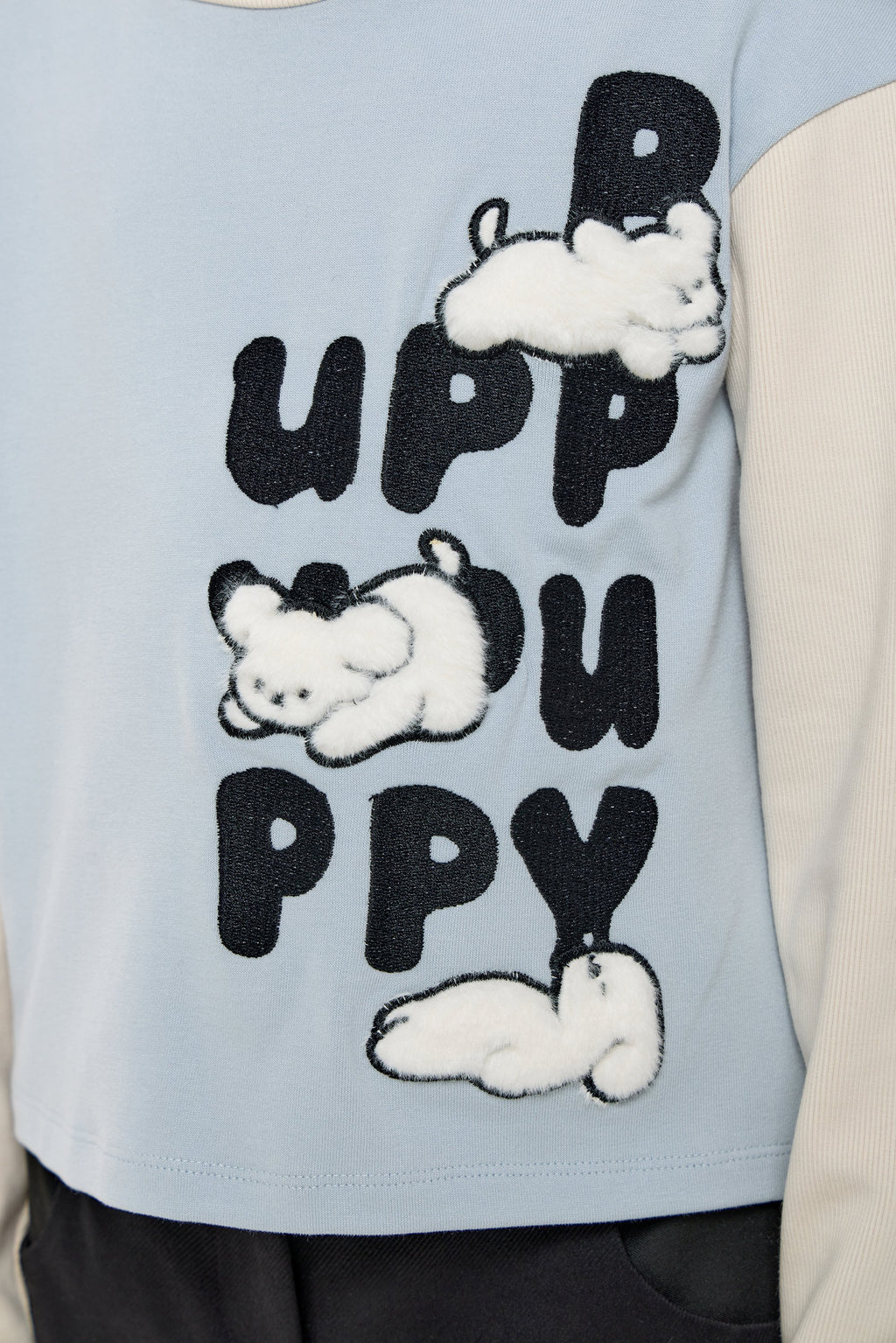 Printed Combined Turtleneck