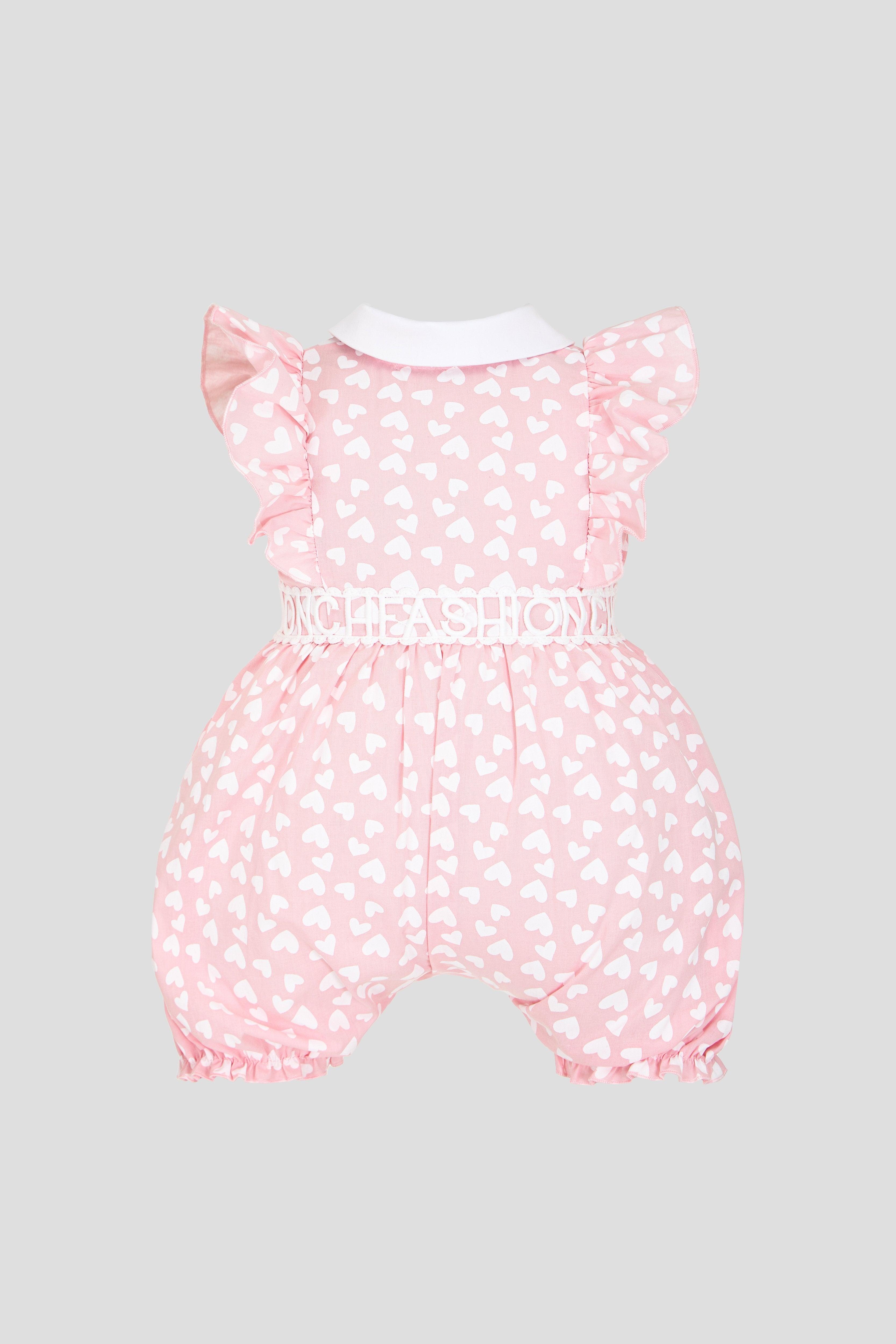 Charming Hearts Printed Romper