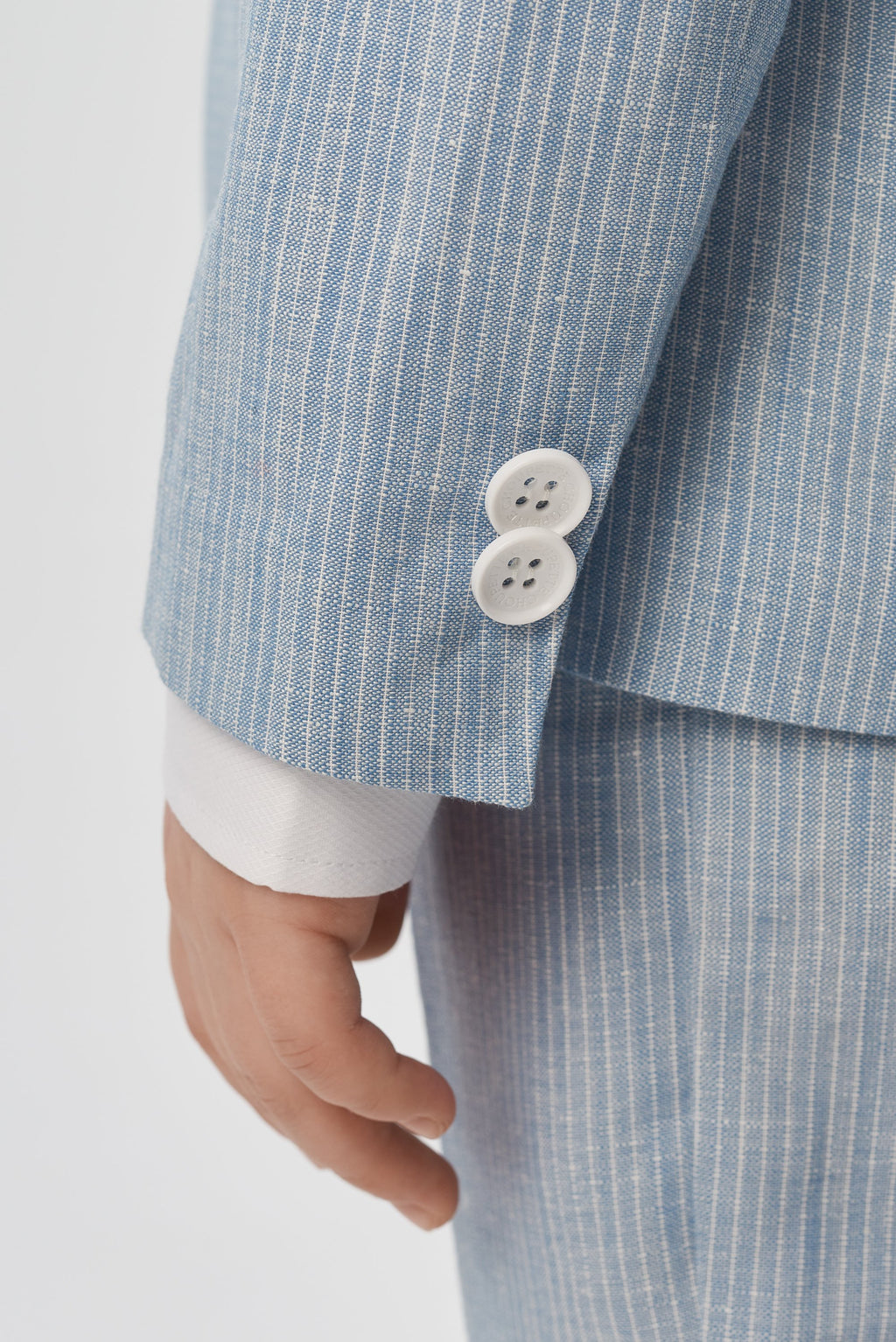 Striped blue smart blazer