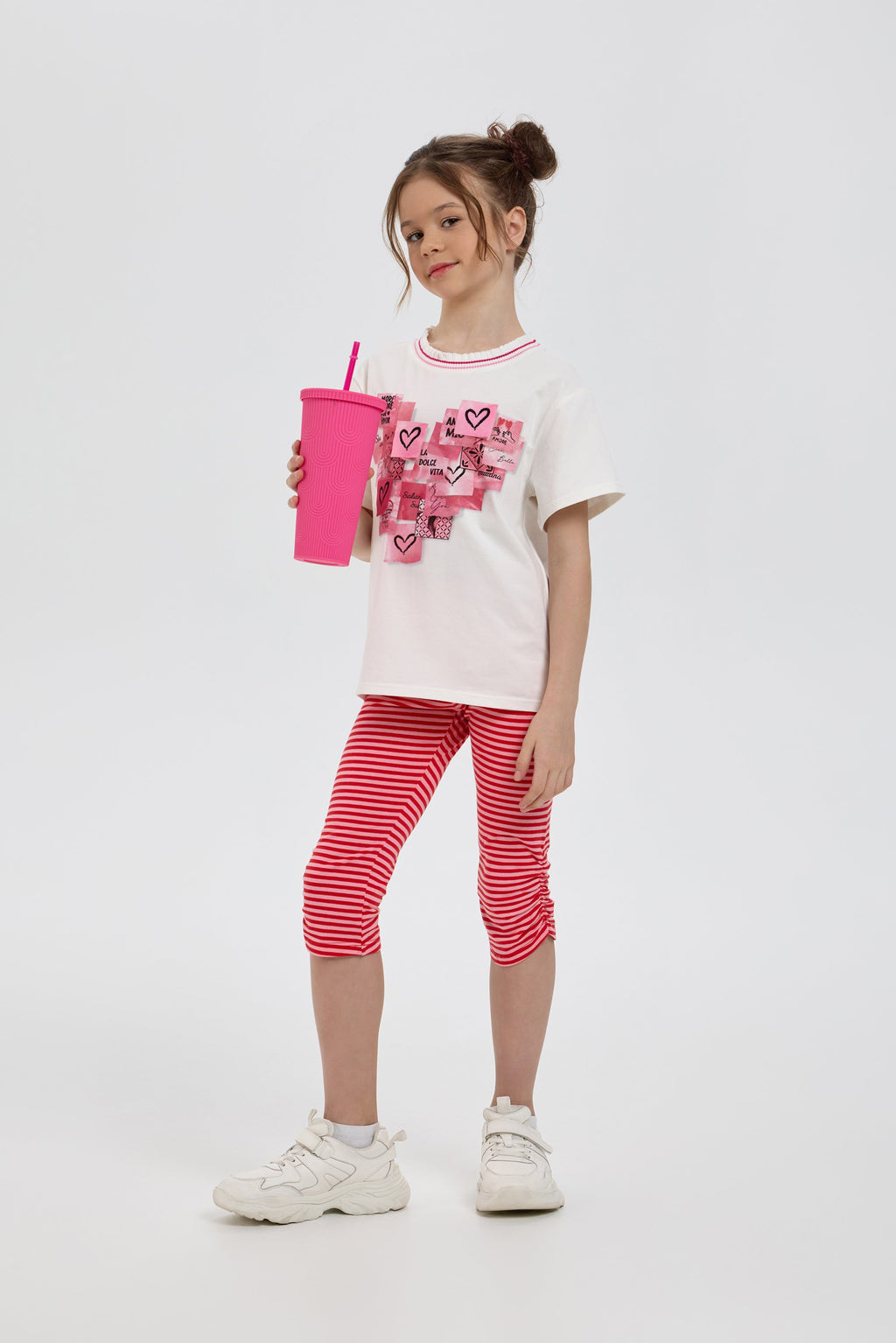 Heart Post-Its T-Shirt for girl