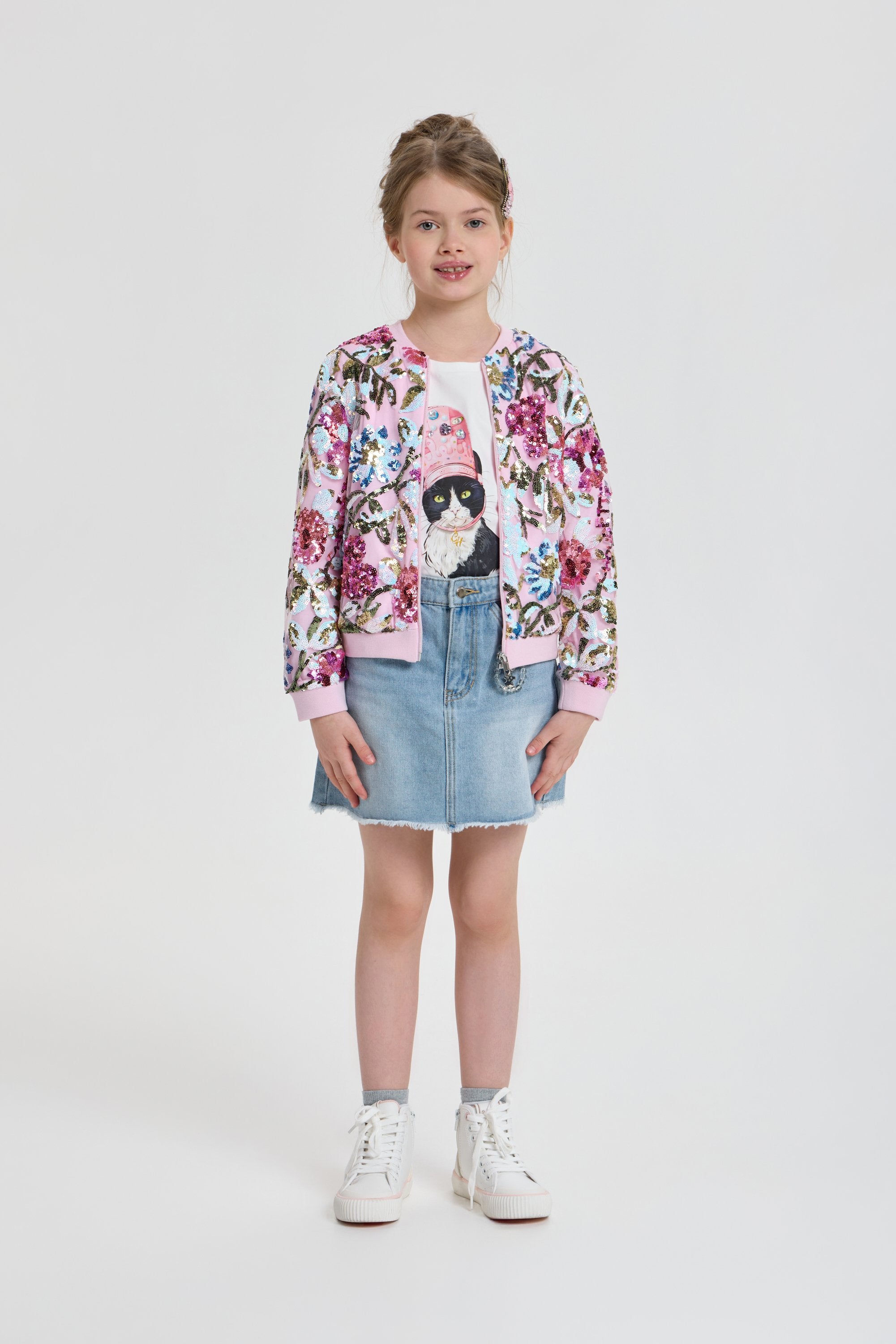 Exquisite Sequins Bomber