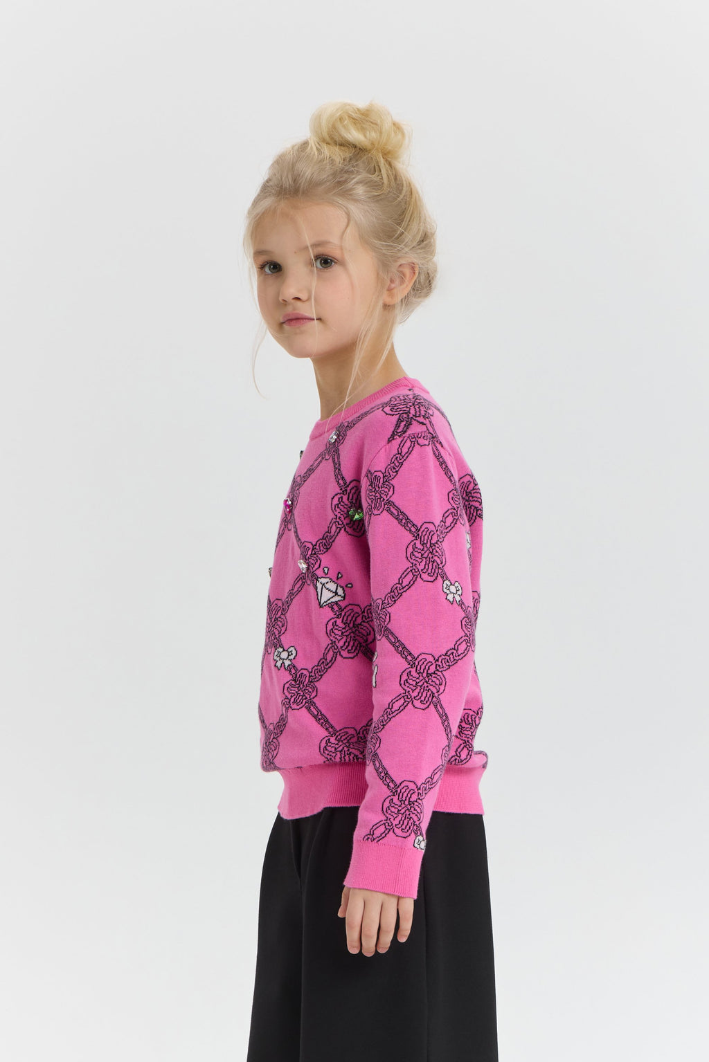Sweater with Diamonds