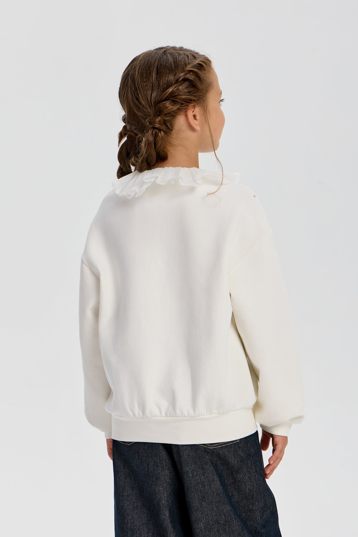 Leopard Applique Sweatshirt for girl
