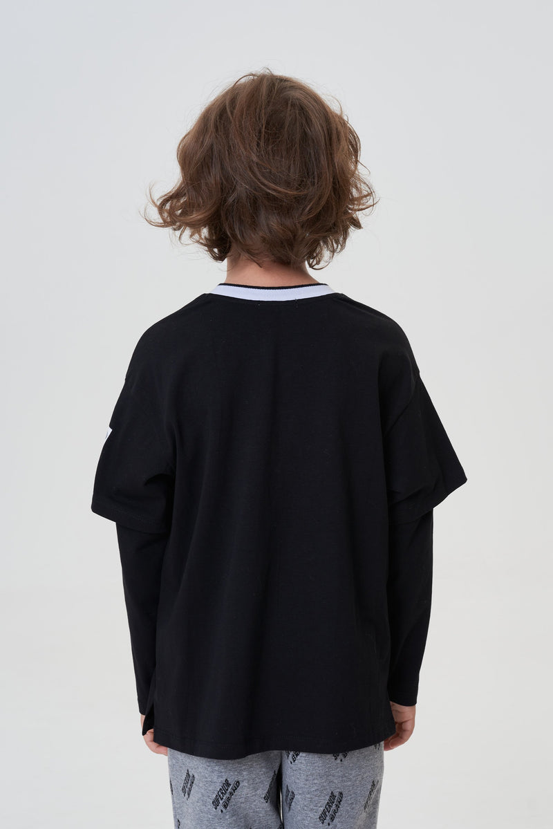 Printed LS Tee