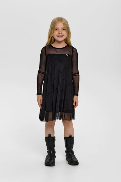 Mesh Branded Dress