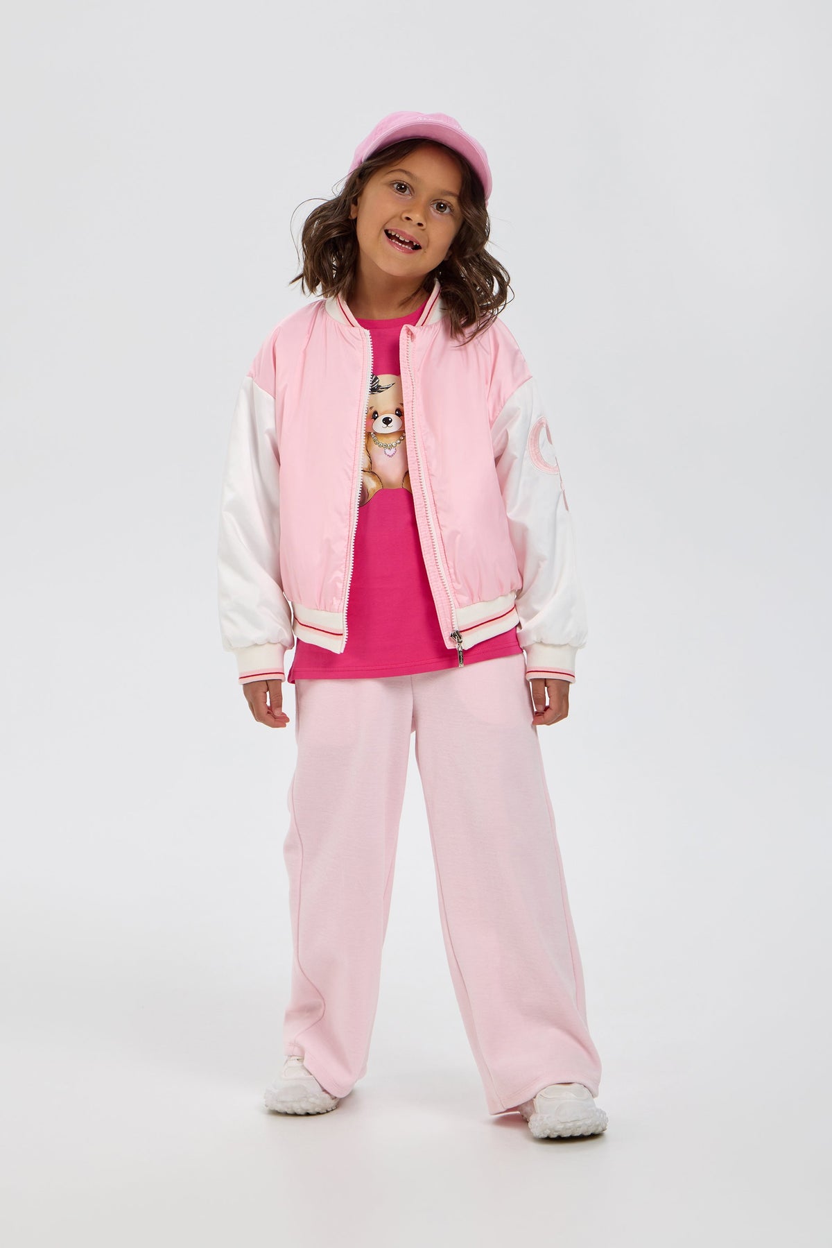 Stylish Pink Bomber Jacket