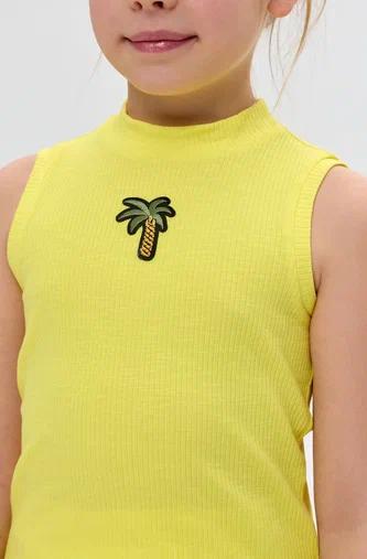 Summer top and shorts set, yellow
