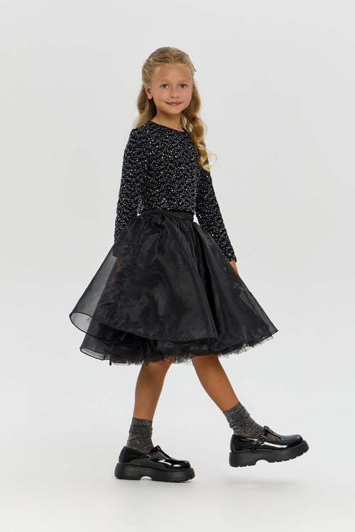 Black Organza Tutu Skirt