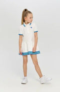 Polo dress, ecru
