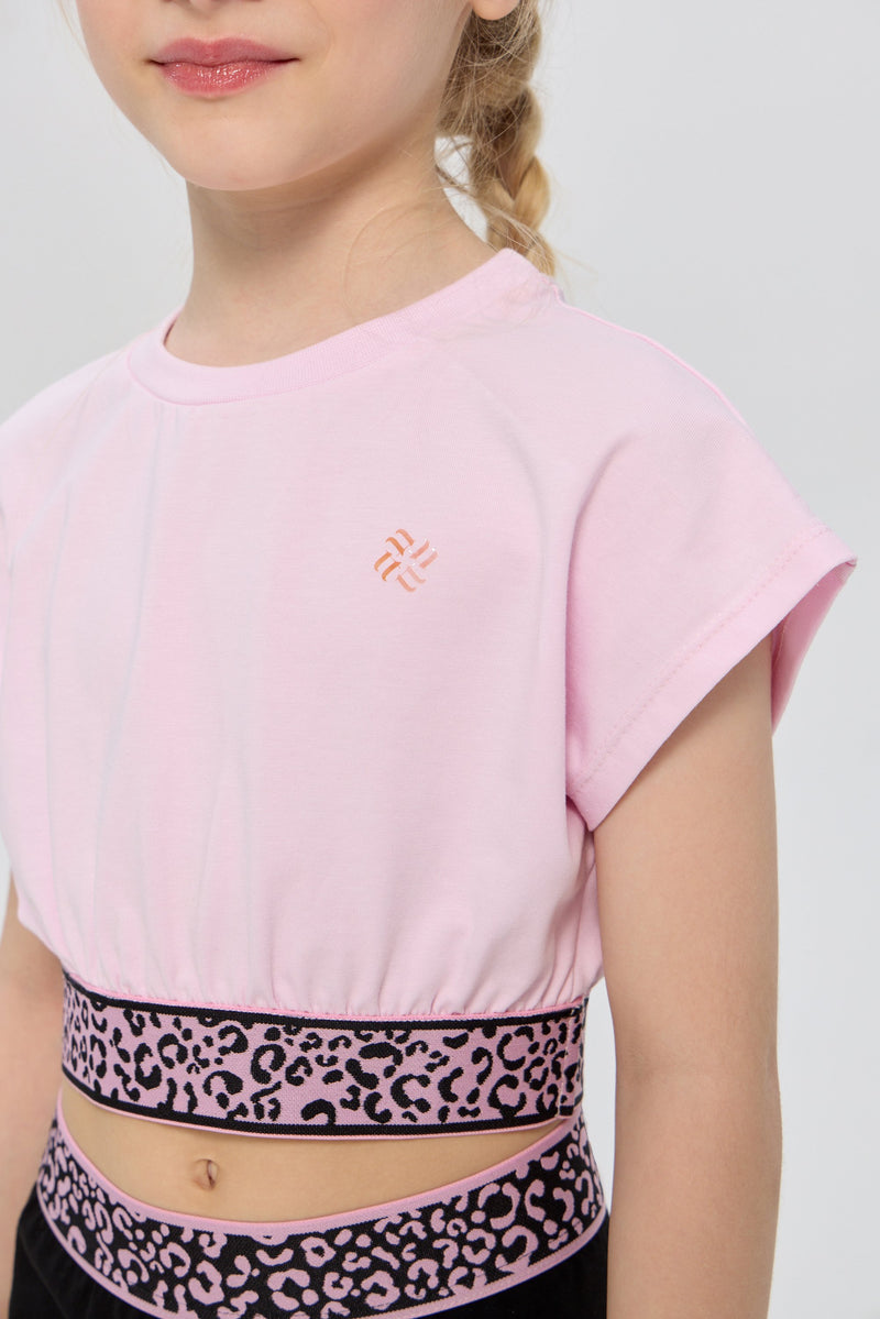Sports Crop Top, pink