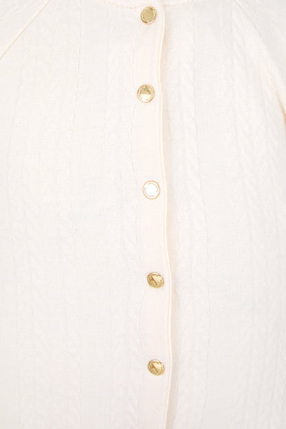 Soft Knitted Overall, cream