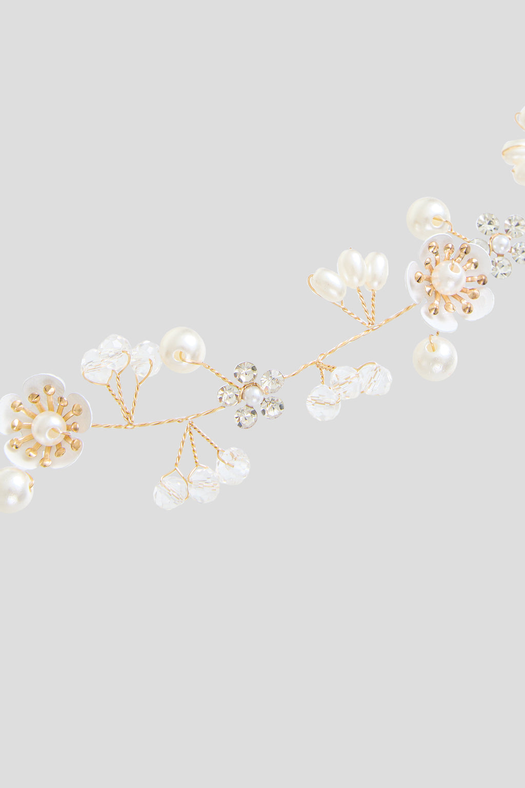 Headband - wreath with pearls