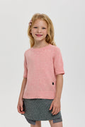 Knitted Sweatshirt, peach