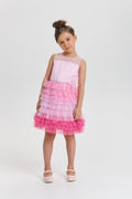 Decorative Fabric Party Dress