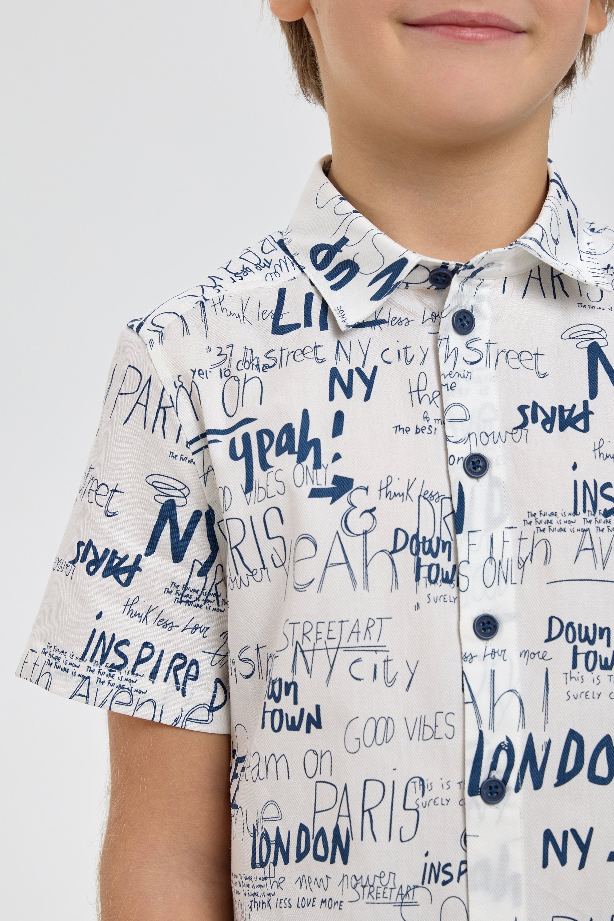 Smart Polo Shirt with AOP