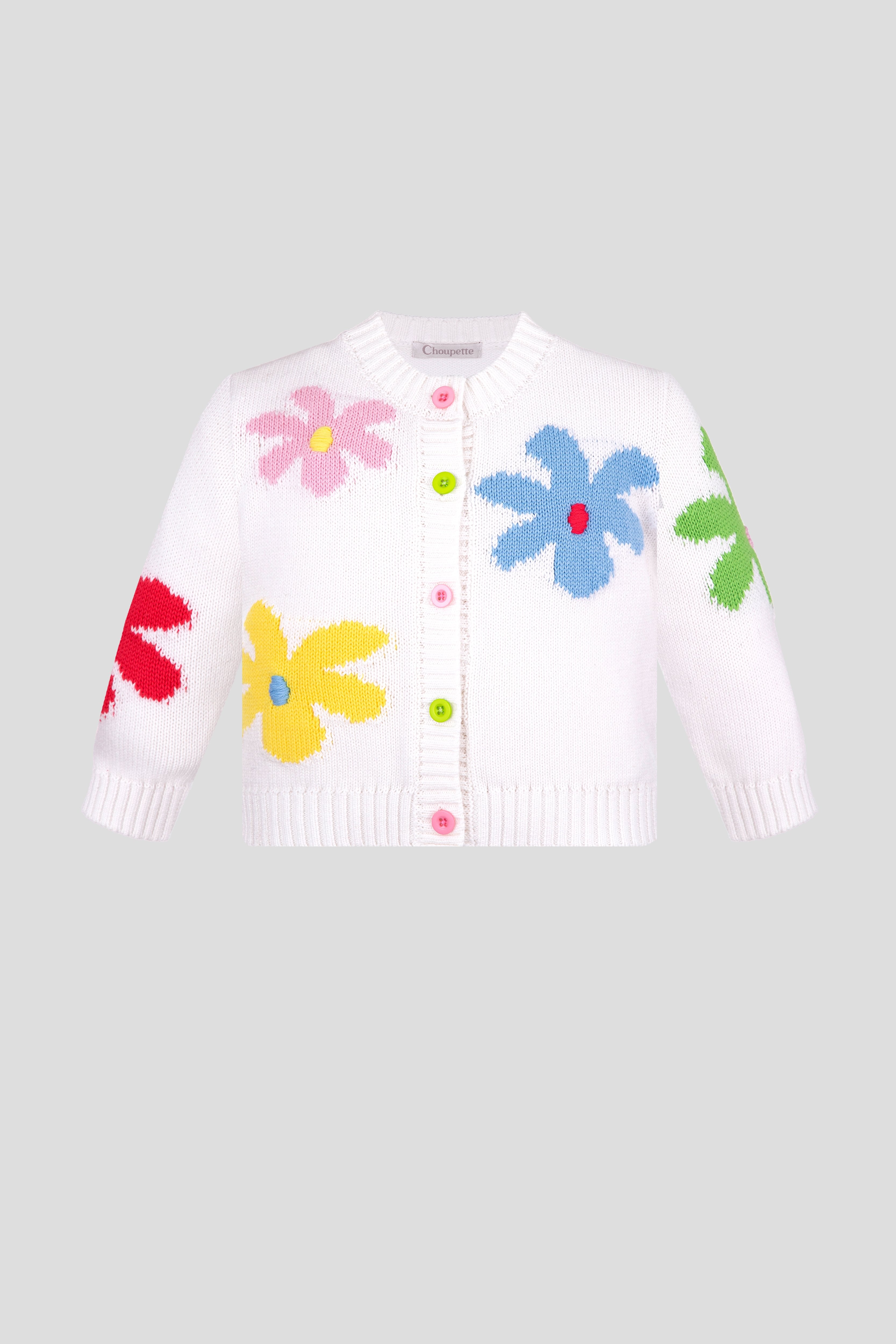 Decorated Knitted Sweatshirt