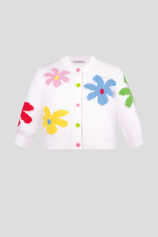 Decorated Knitted Sweatshirt