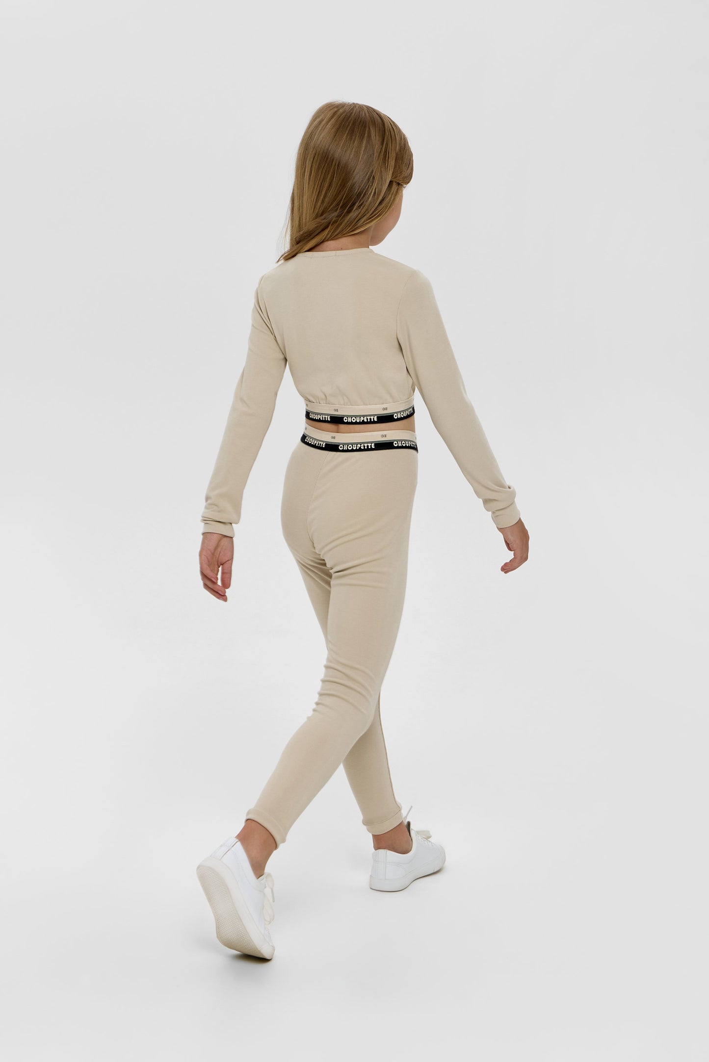 Cropped  LS Tee and legging Set