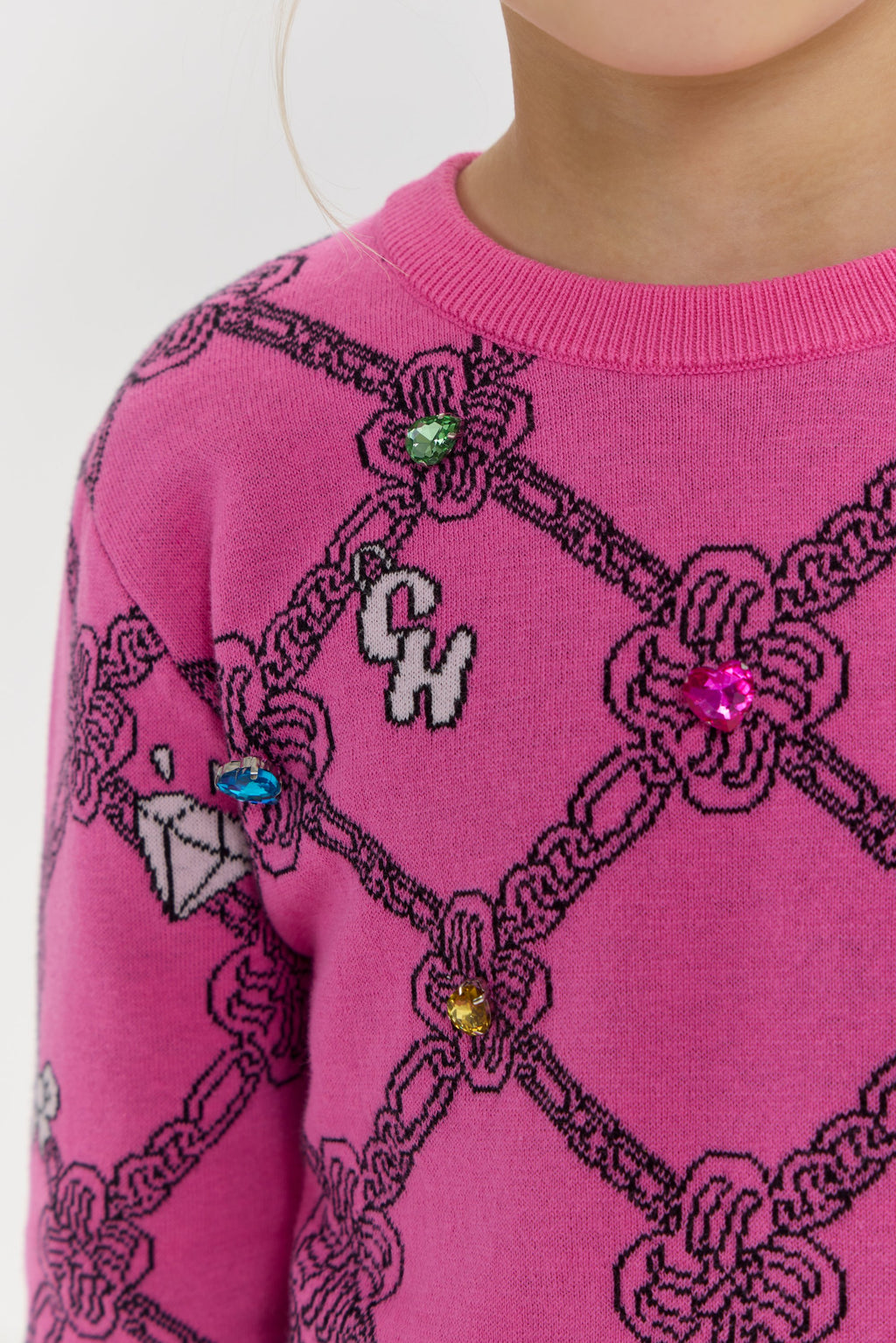 Sweater with Diamonds