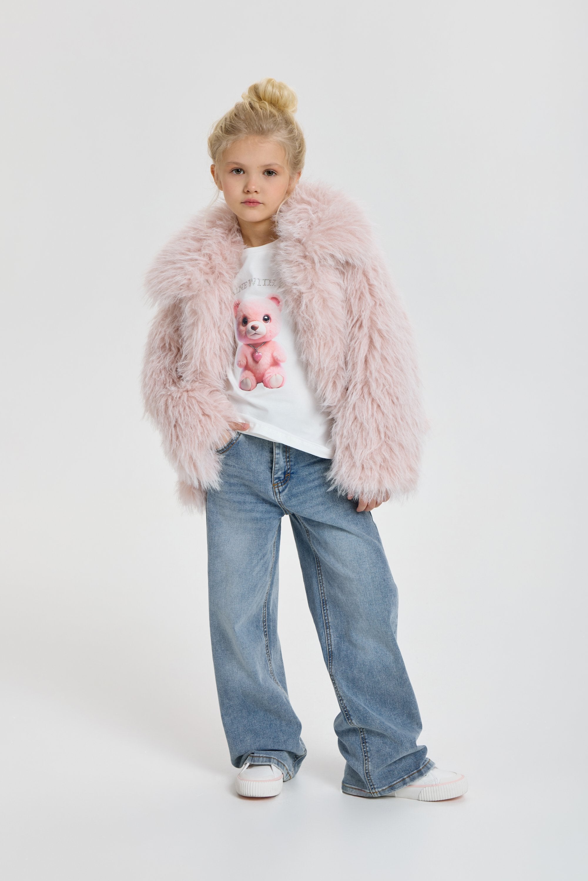 Pink Faux fur Jacket