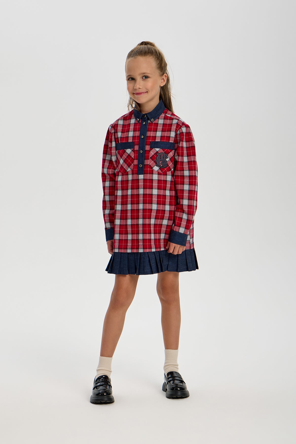 Checked Dress