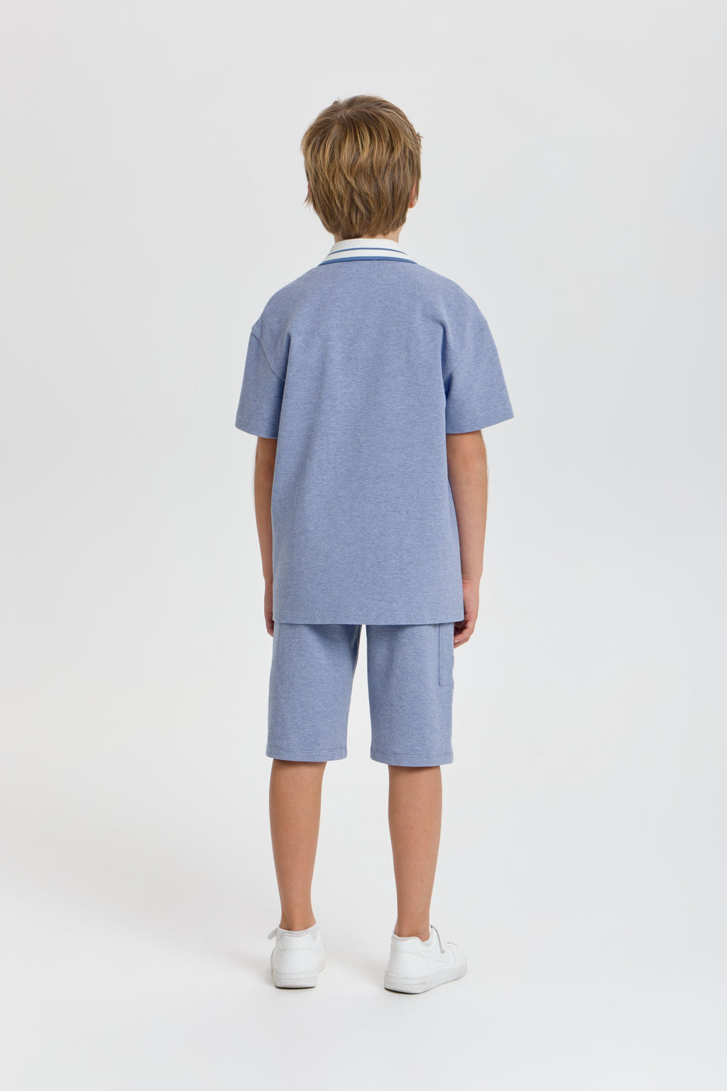 Smart Summer Textured Set (shirt and shorts)