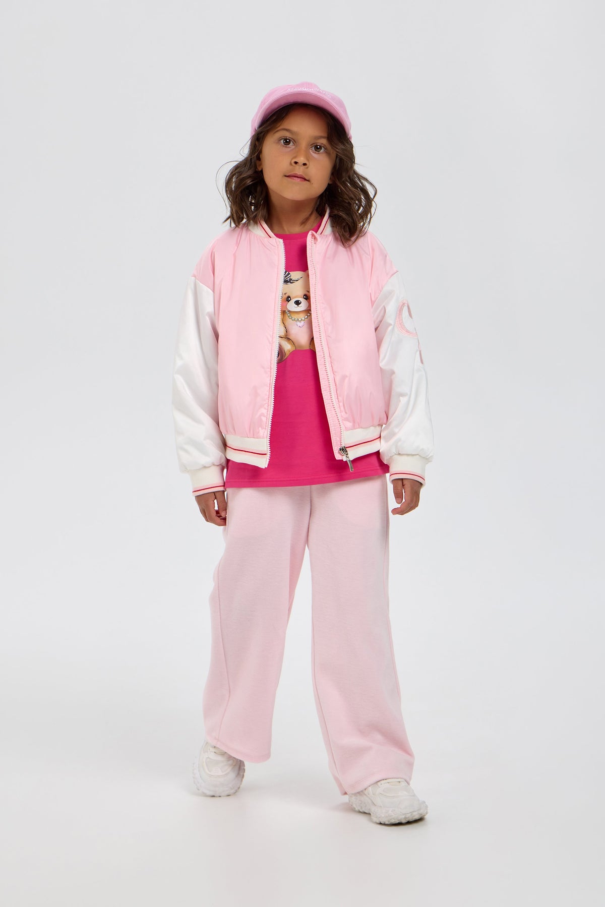 Stylish Pink Bomber Jacket