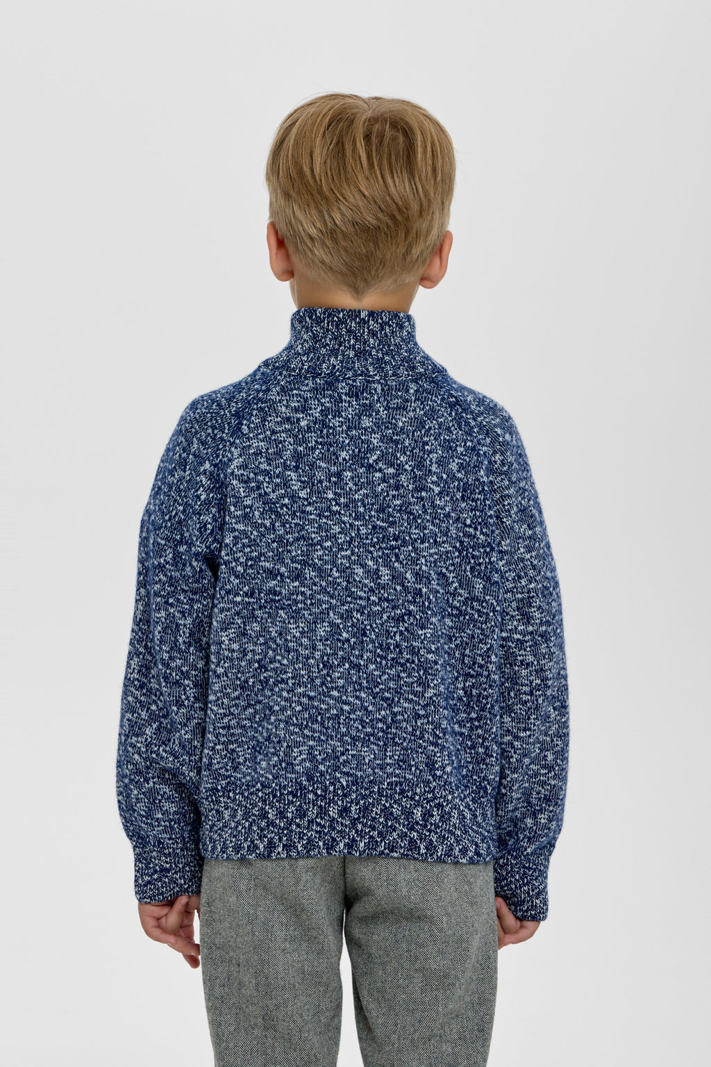 Knitted Sweater with Zip