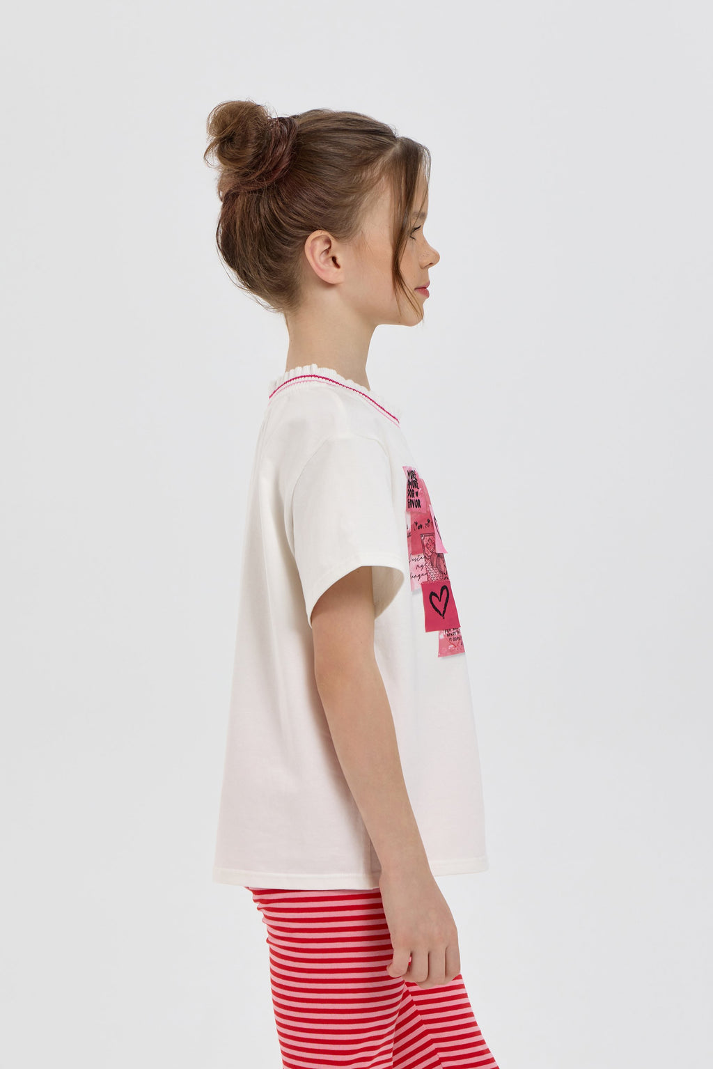 Heart Post-Its T-Shirt for girl