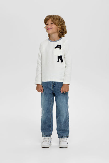 Cat LS Tee