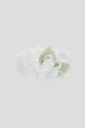 Flower Decorated Soft Headband for Baby Girl, ecru