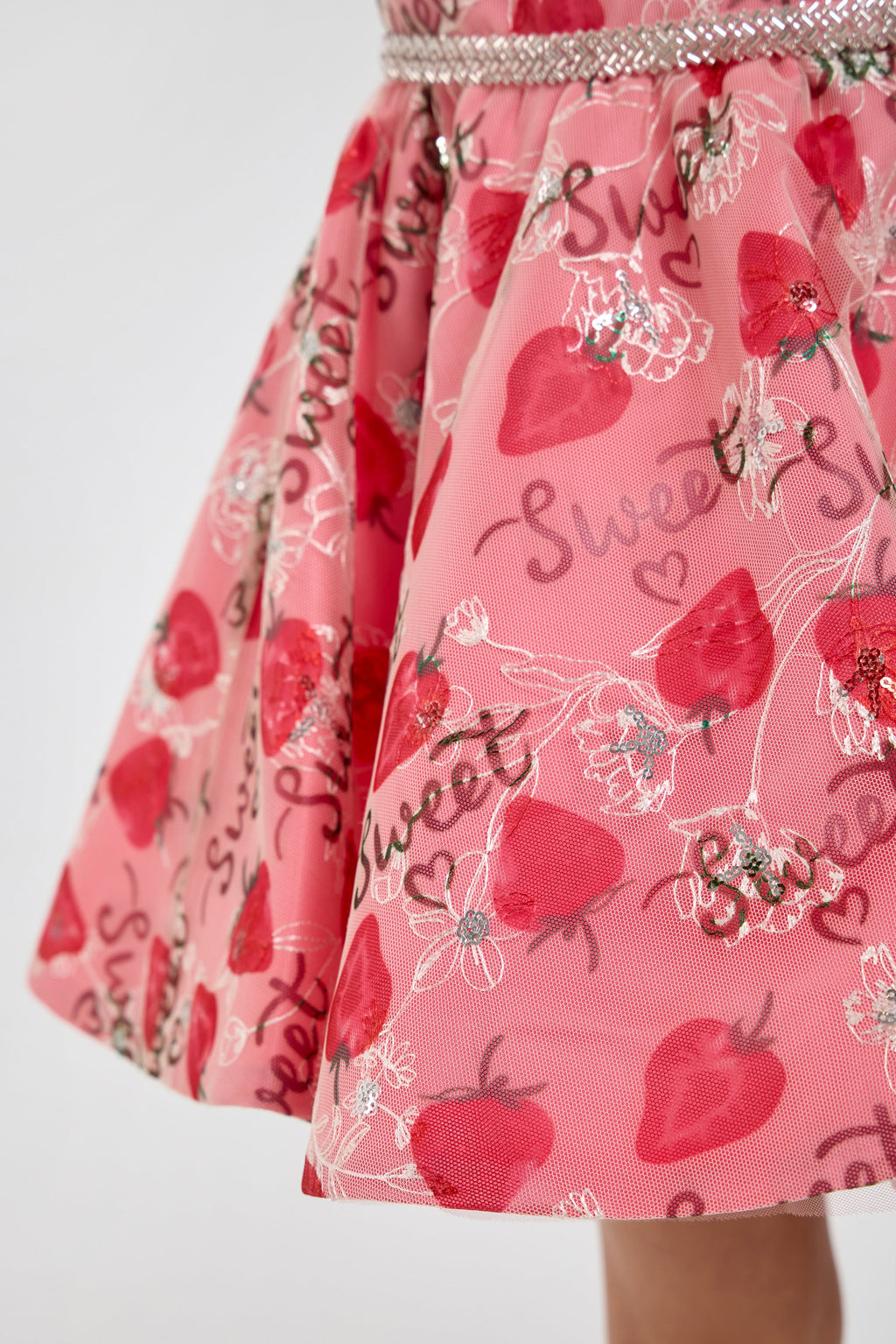 Beautiful Dress with Strawberry Print