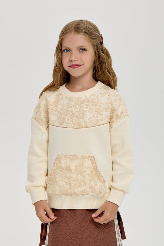 Milky Decorated Sweater