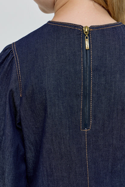 Elegant Denim Dress