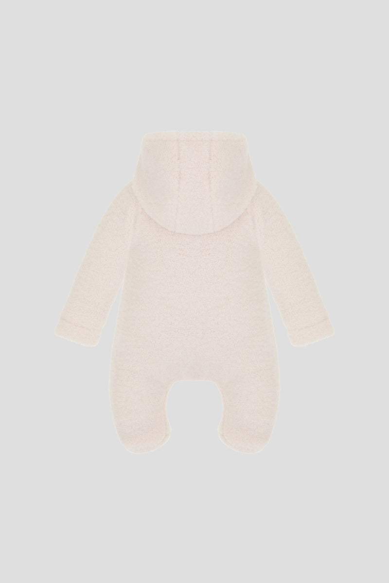 Faux fur pram suit