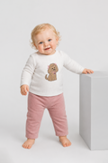 Doggy LS Tee for baby girl